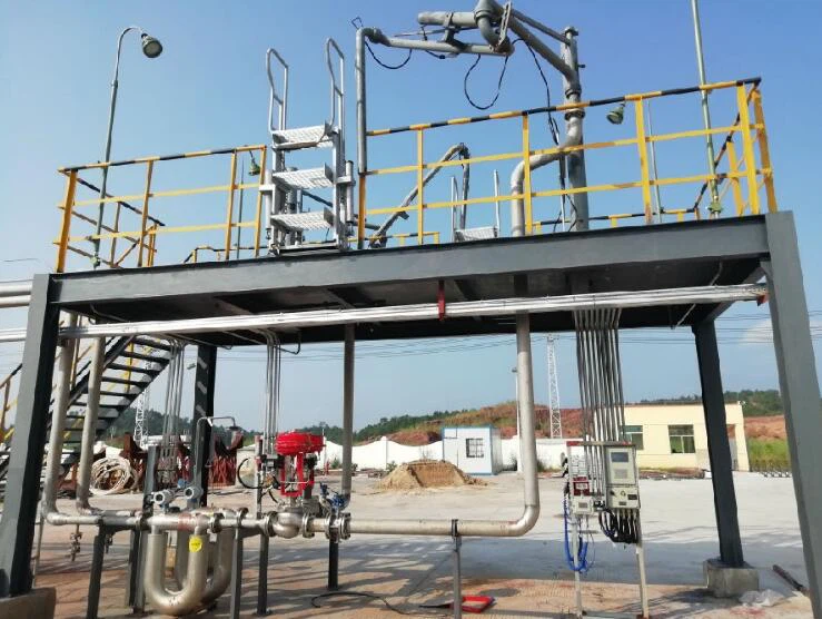 folding stairs for loading arm folding stairs for loading arm